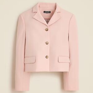 J. Crew NWT Cropped Pink Blazer